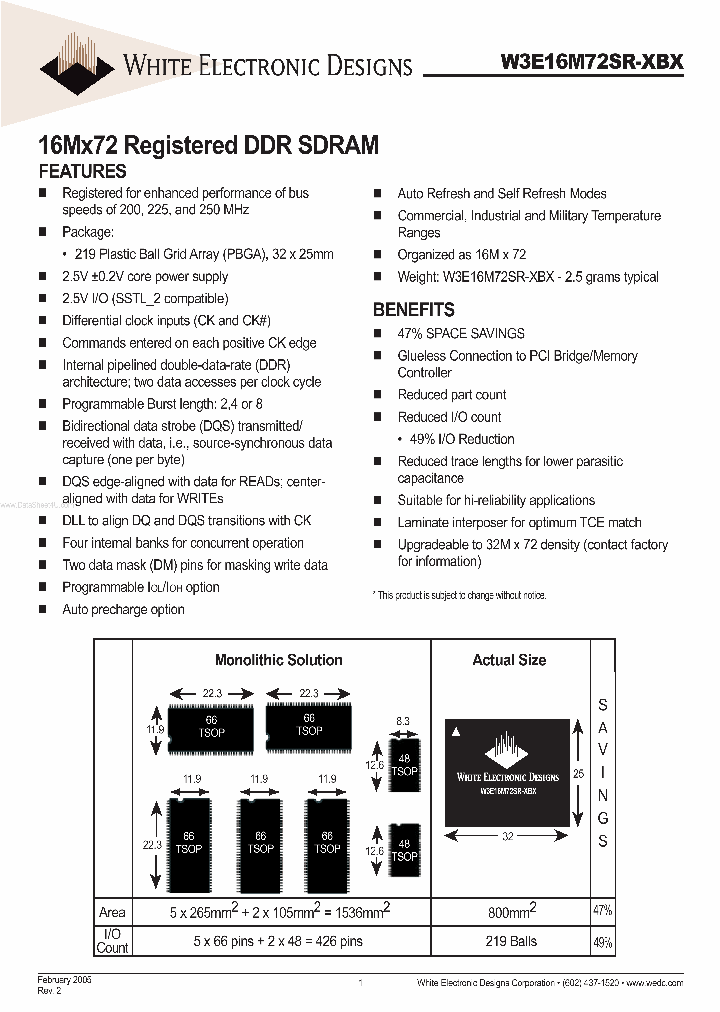 W3E16M72S-XBX_5770777.PDF Datasheet