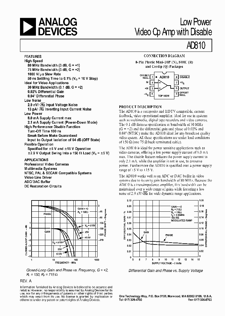 AD810ACHIPS_5781553.PDF Datasheet