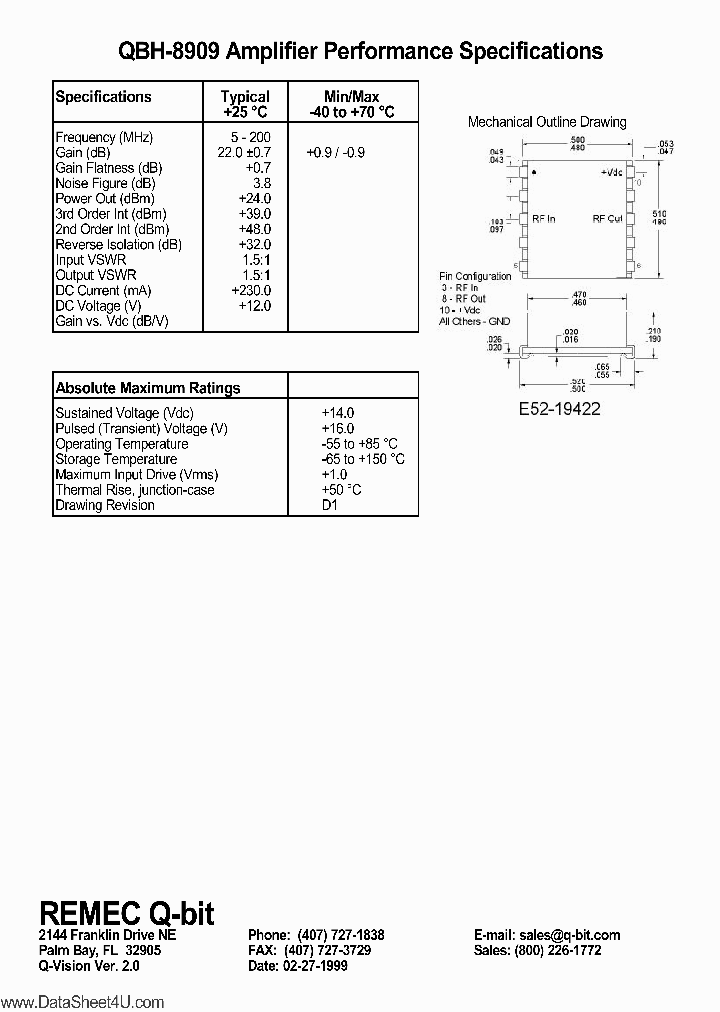 QBH-8909_5786091.PDF Datasheet