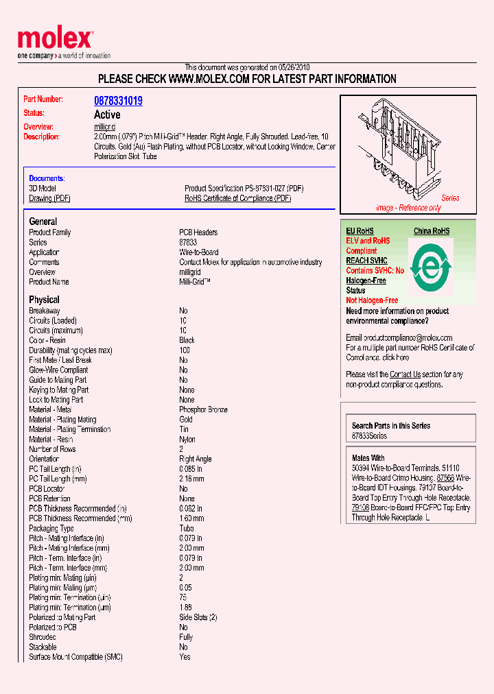 87833-1019_5800688.PDF Datasheet