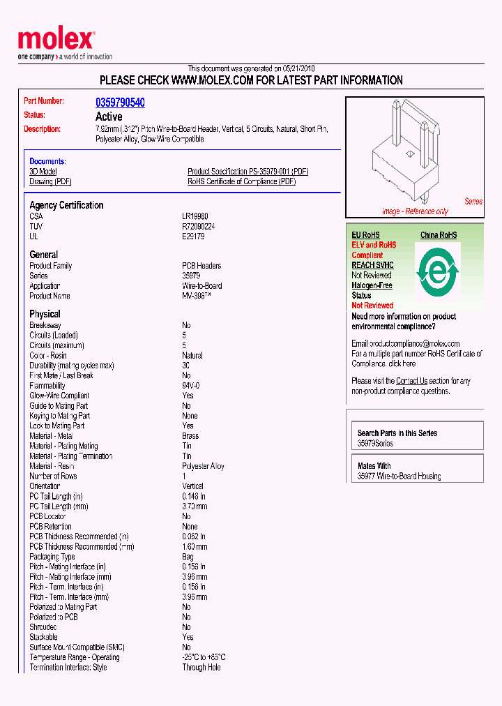 35979-0540_5803653.PDF Datasheet