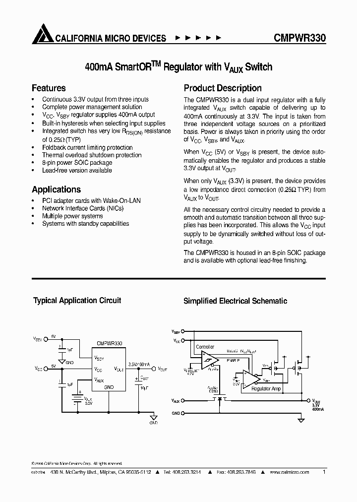 CMPWR330SF_5807982.PDF Datasheet