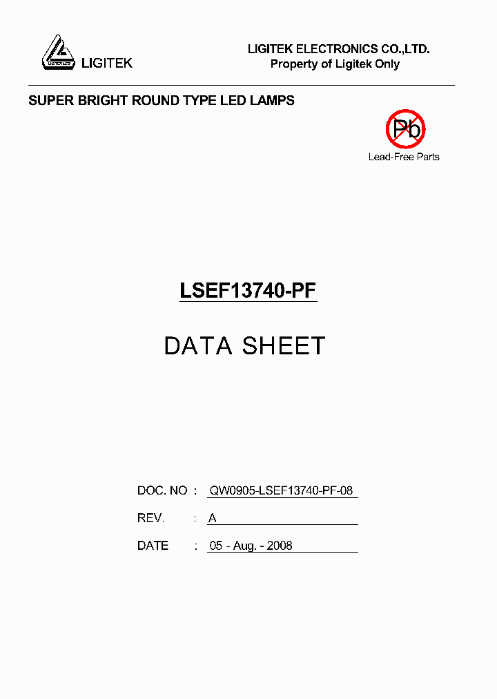 LSEF13740-PF_5827389.PDF Datasheet