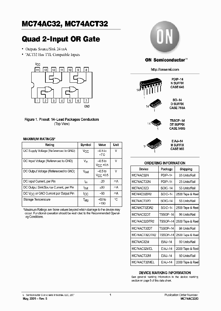 MC74ACT32DTR2_5827593.PDF Datasheet