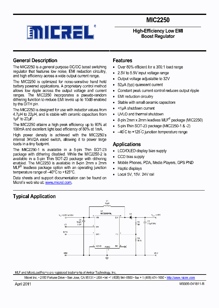 MIC2250-1YD5_5828734.PDF Datasheet