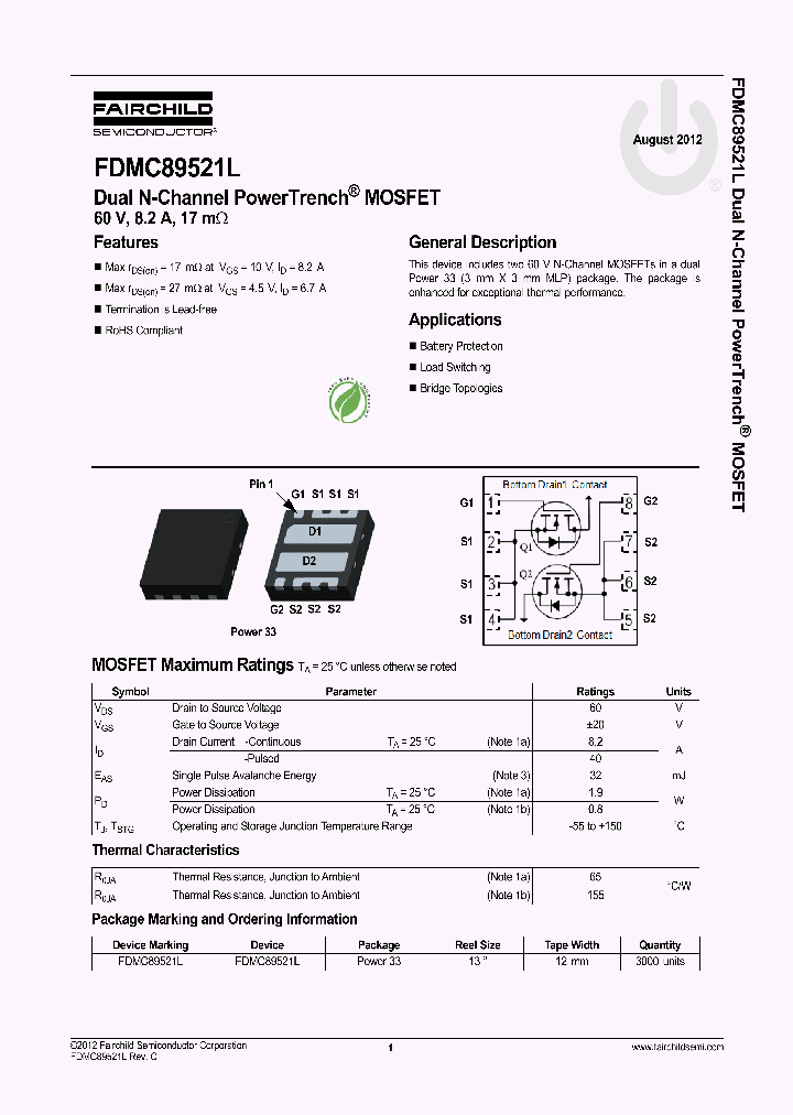 FDMC89521L_5848036.PDF Datasheet