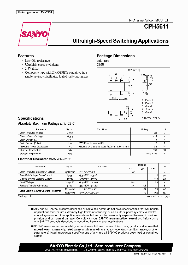 CPH5611_5871853.PDF Datasheet