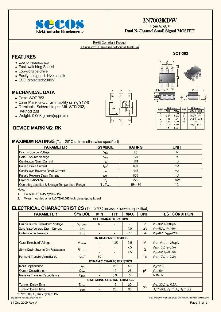 2N7002KDW_5872947.PDF Datasheet