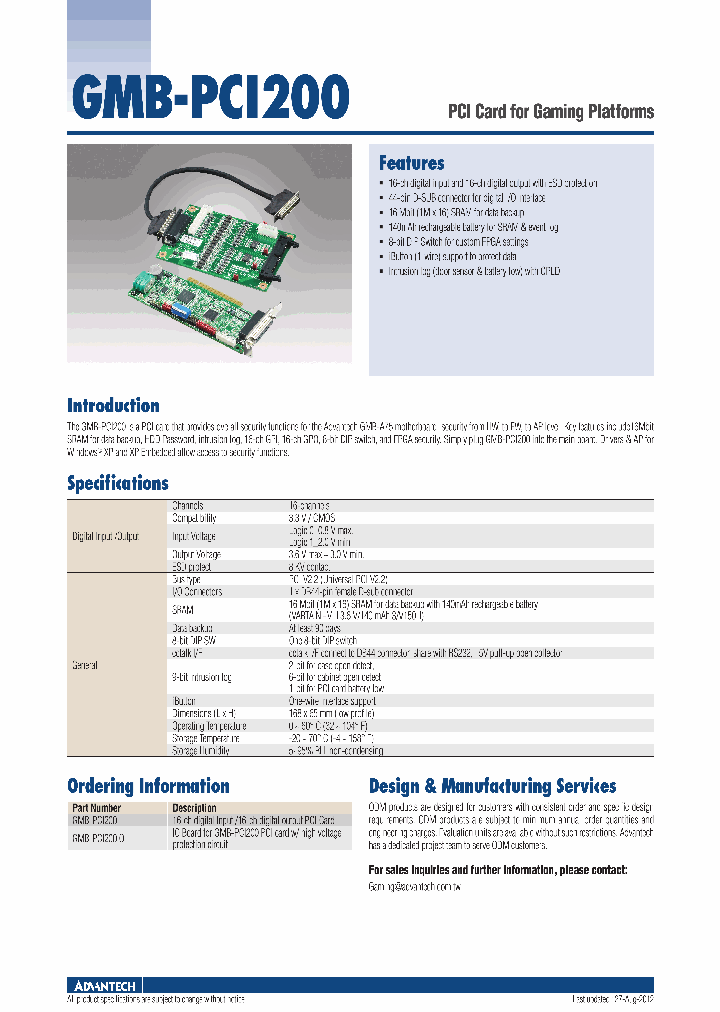 GMB-PCI200_5883921.PDF Datasheet