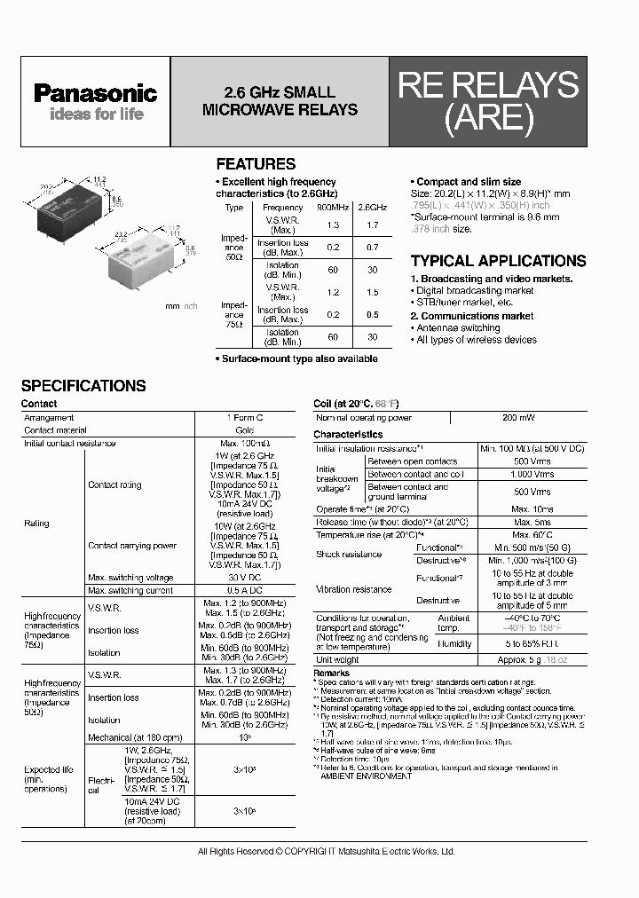 ARE13A03Z_5884026.PDF Datasheet