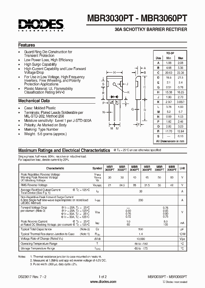 MBR3030PT_5918742.PDF Datasheet