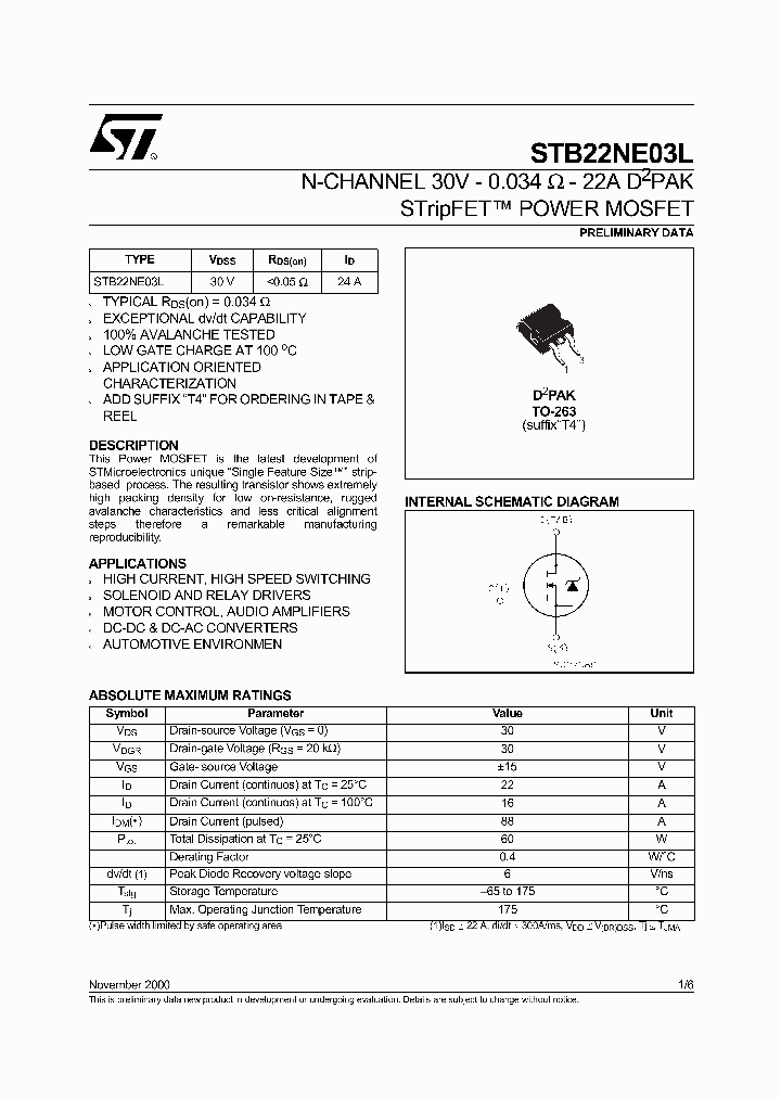 STB22NE03L_5918246.PDF Datasheet