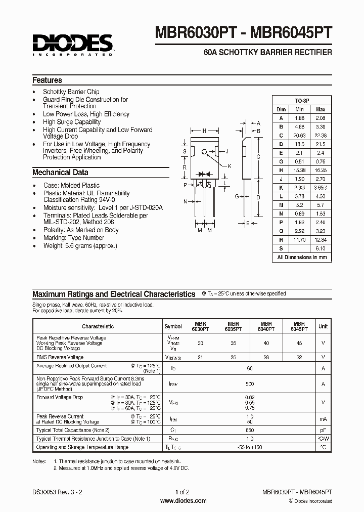 MBR6030PT_5918744.PDF Datasheet