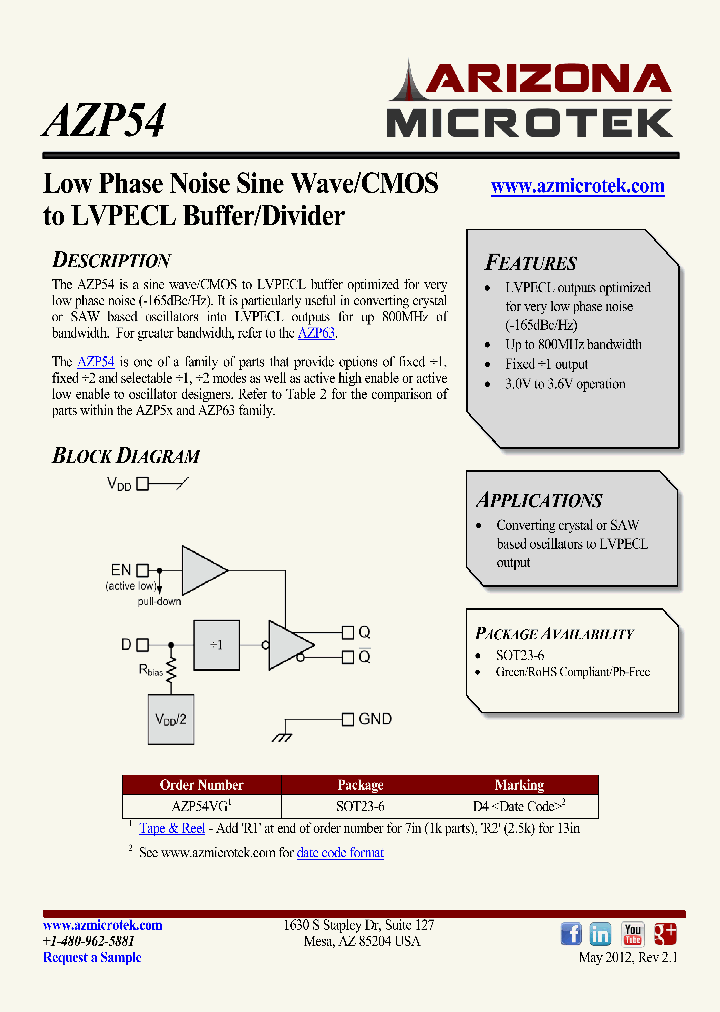 AZP54VG_5938807.PDF Datasheet