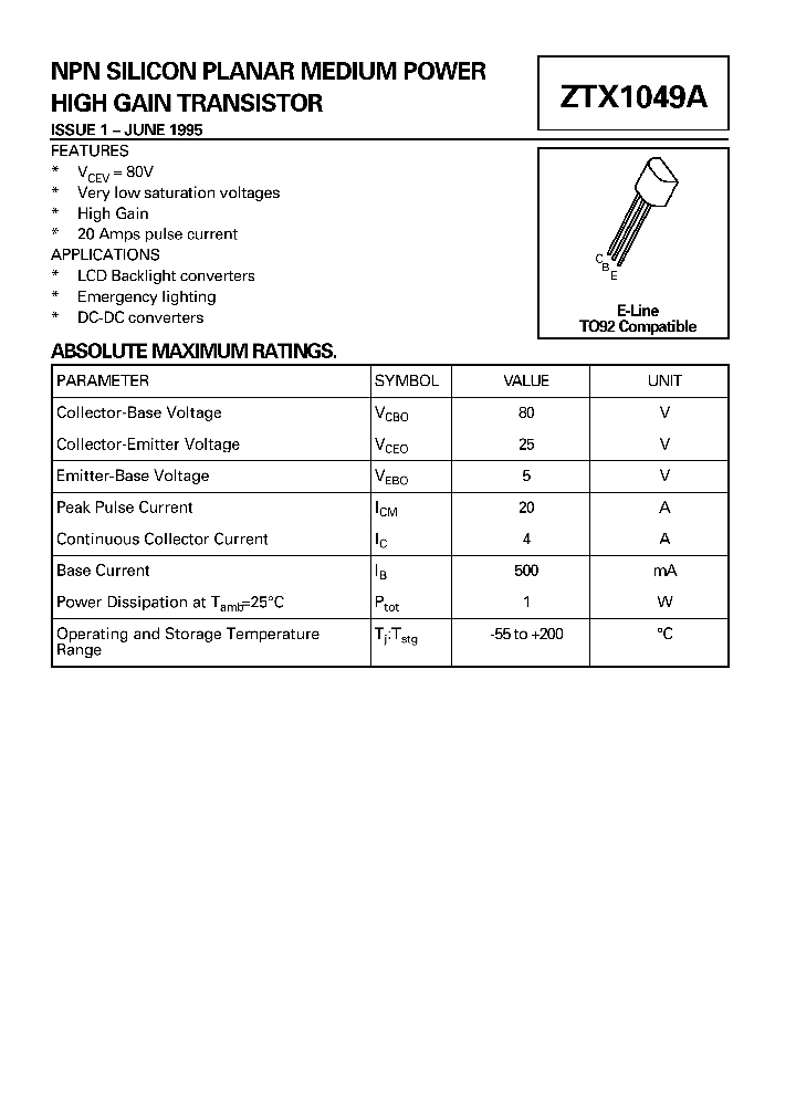 ZTX1049A_5943860.PDF Datasheet