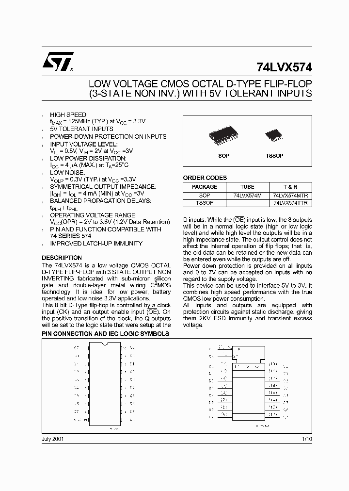 74LVX574MTR_5951858.PDF Datasheet