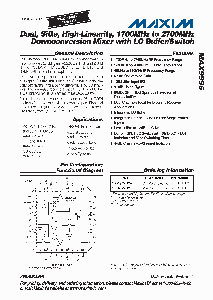 MAX9995_5957457.PDF Datasheet