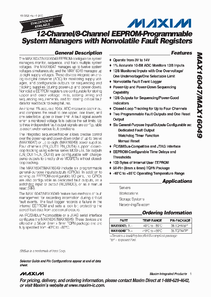 MAX16047ETN_5968753.PDF Datasheet