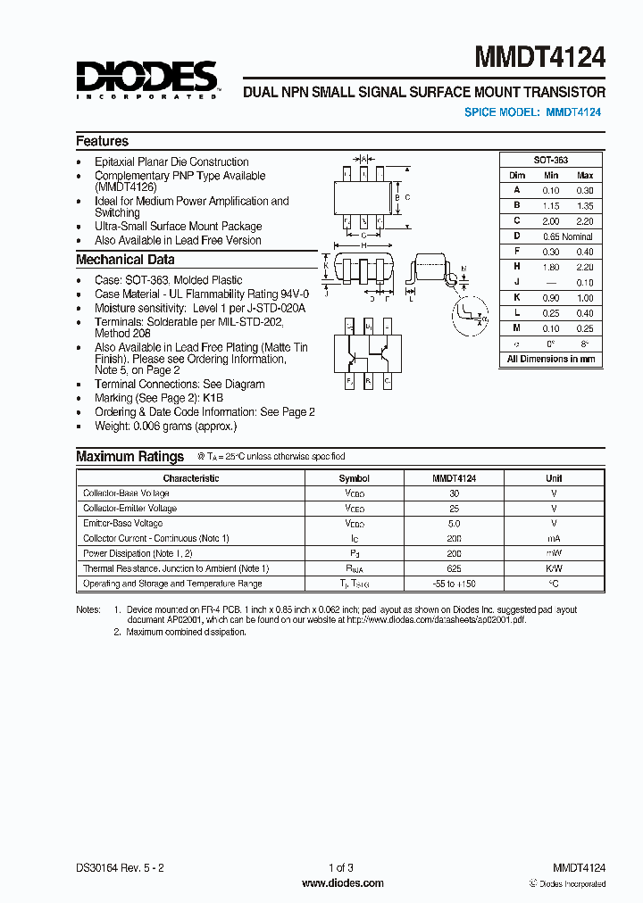 MMDT4124_5969806.PDF Datasheet