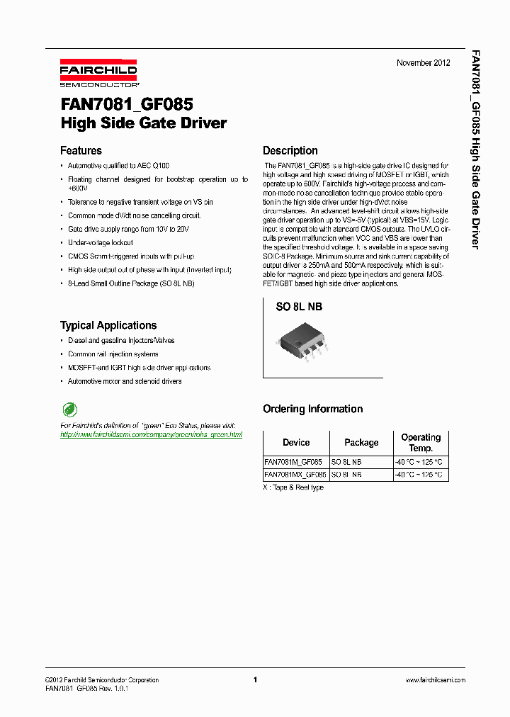 FAN7081MXGF085_5990100.PDF Datasheet