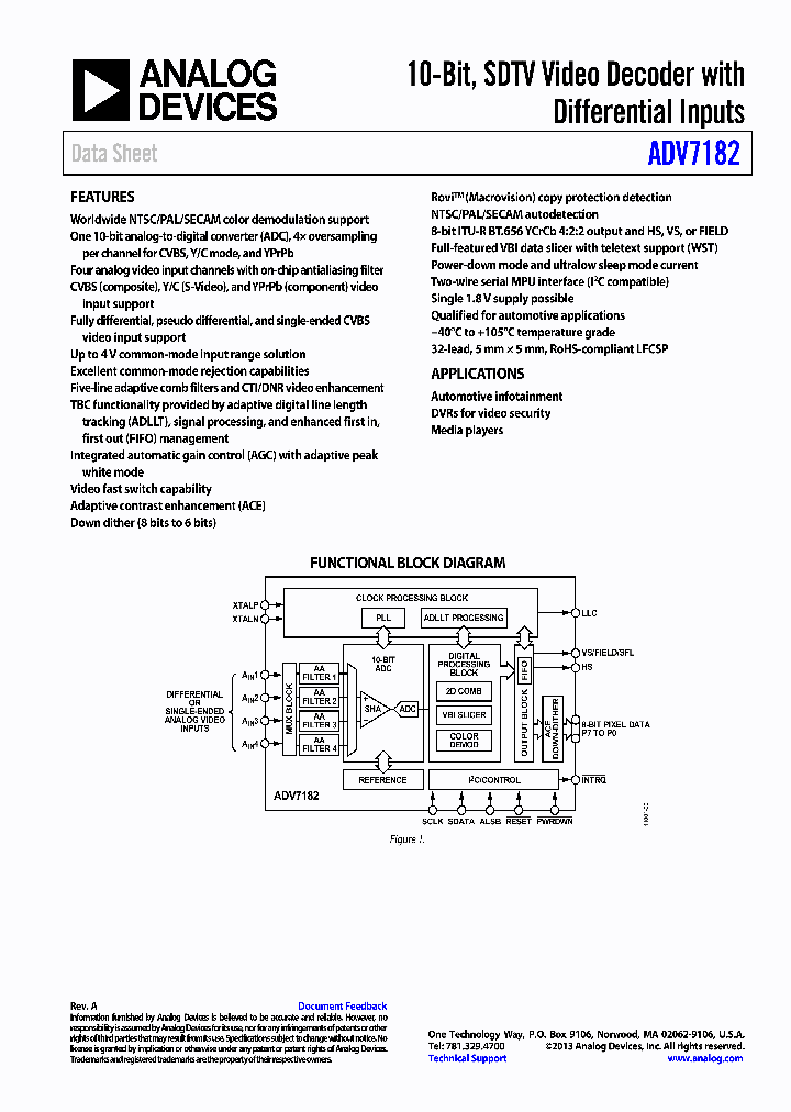 EVAL-ADV7182EBZ_5991969.PDF Datasheet