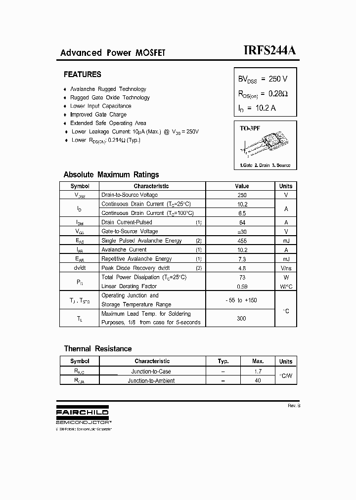 IRFP244A_6020046.PDF Datasheet