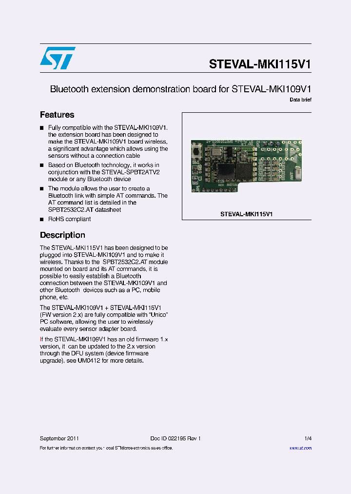 STEVAL-MKI115V1_6047040.PDF Datasheet