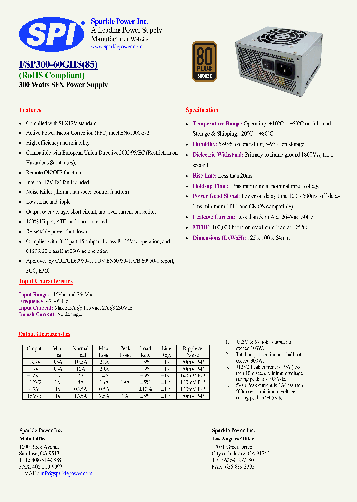 FSP300-60GHS85_6060455.PDF Datasheet