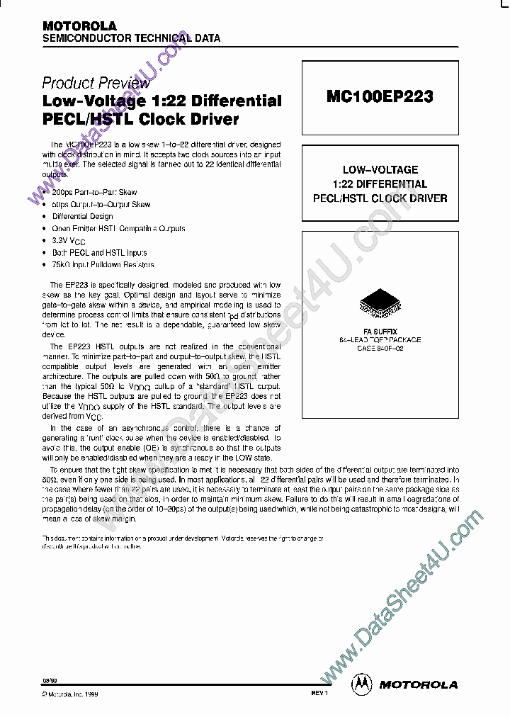 MC100EP223_6063181.PDF Datasheet