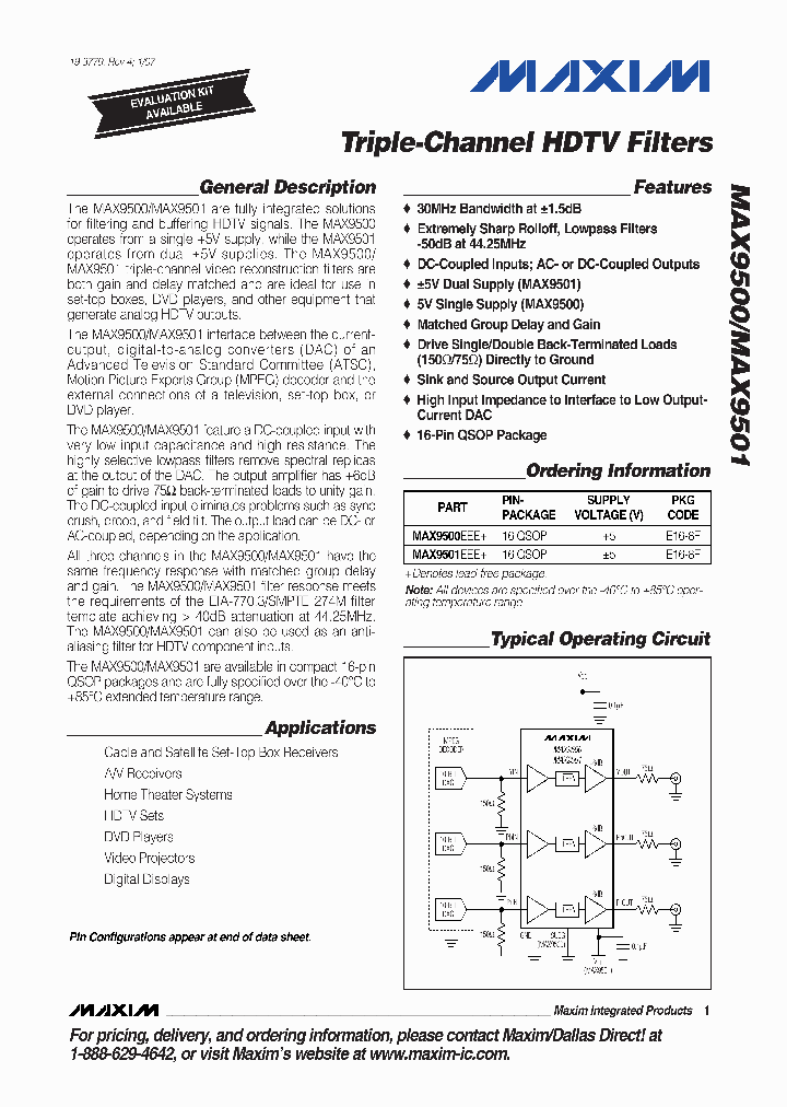 MAX9500EEET_6061646.PDF Datasheet