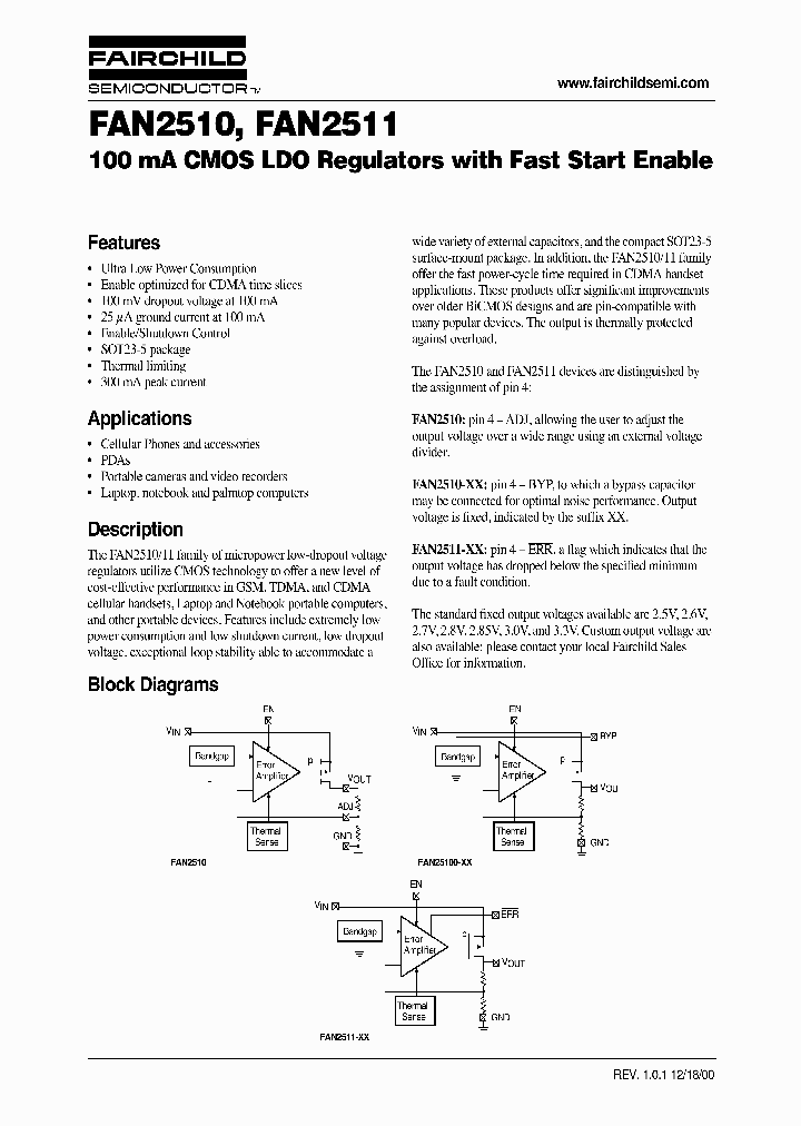 FAN2511S33_6081190.PDF Datasheet