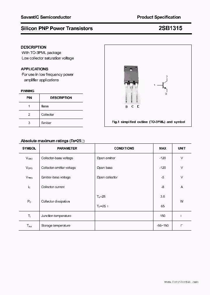 2SB1315_6102717.PDF Datasheet