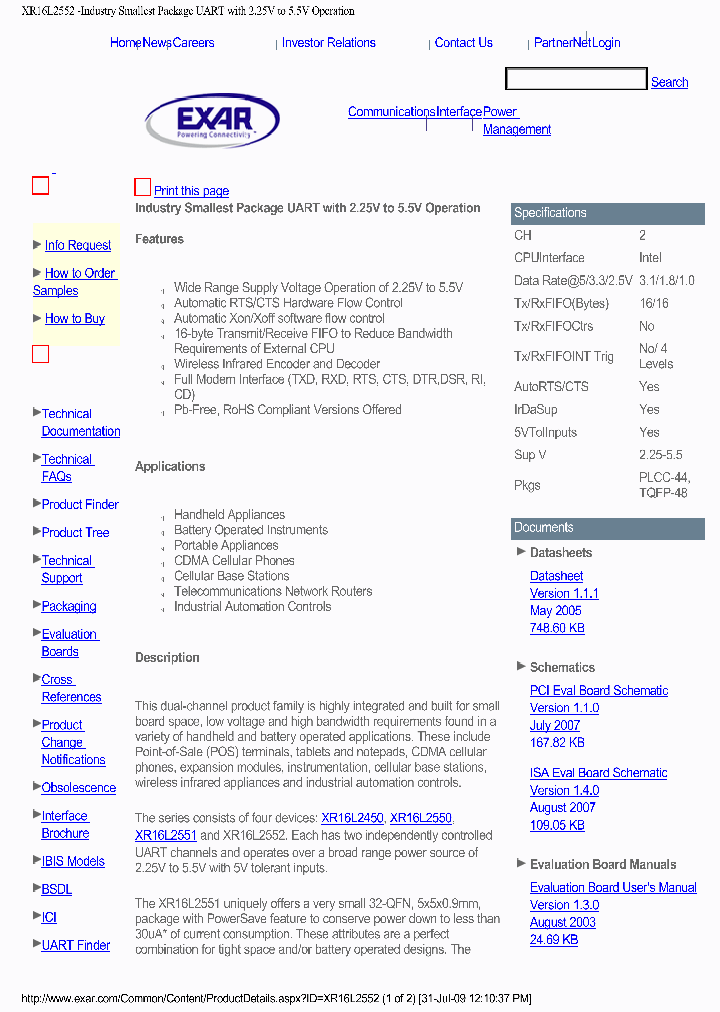 XR16L2552IM-F_6096395.PDF Datasheet