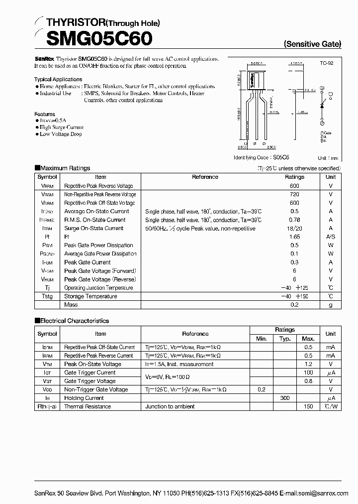 SMG05C60_6113246.PDF Datasheet