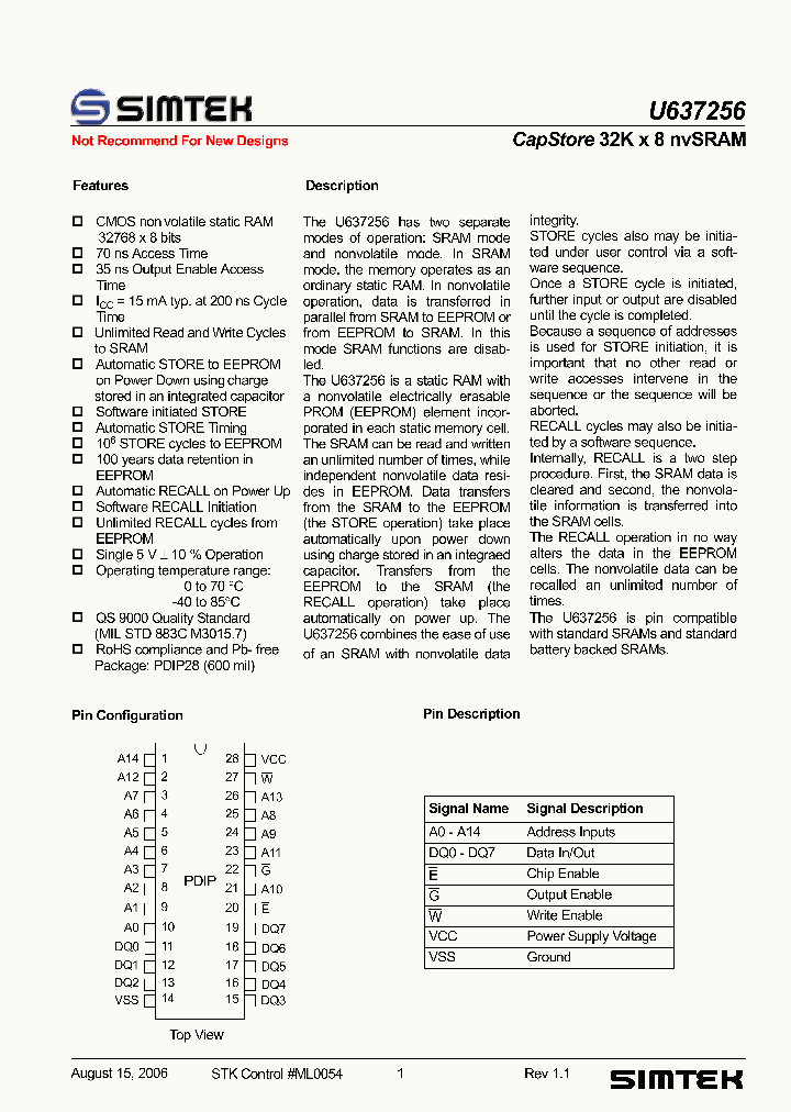 U637256DK70G1_6132845.PDF Datasheet