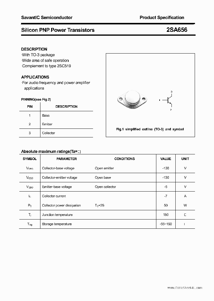 2SA656_6140699.PDF Datasheet