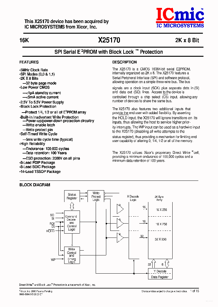 X25170_6189300.PDF Datasheet