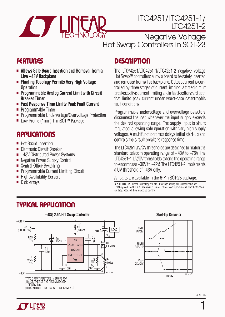 LTC4251-2IS6TRMPBF_6186723.PDF Datasheet