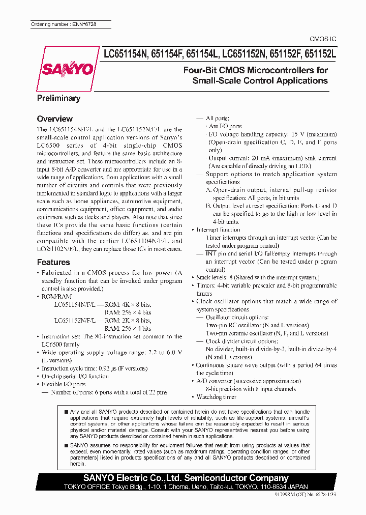 LC651152L_6200672.PDF Datasheet