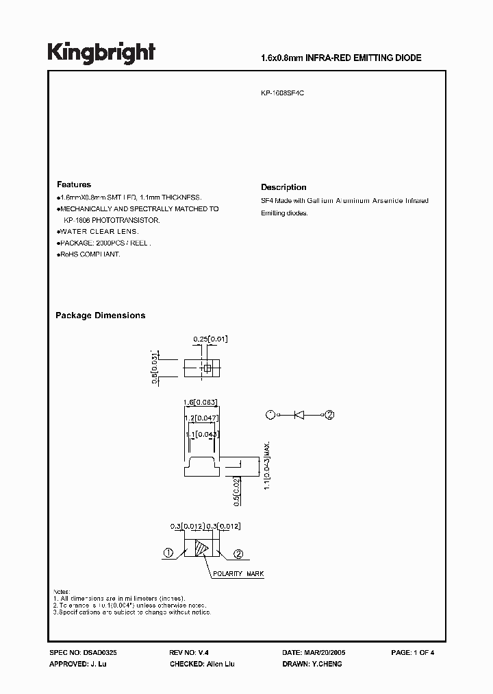 KP-1608SF4C_6235177.PDF Datasheet