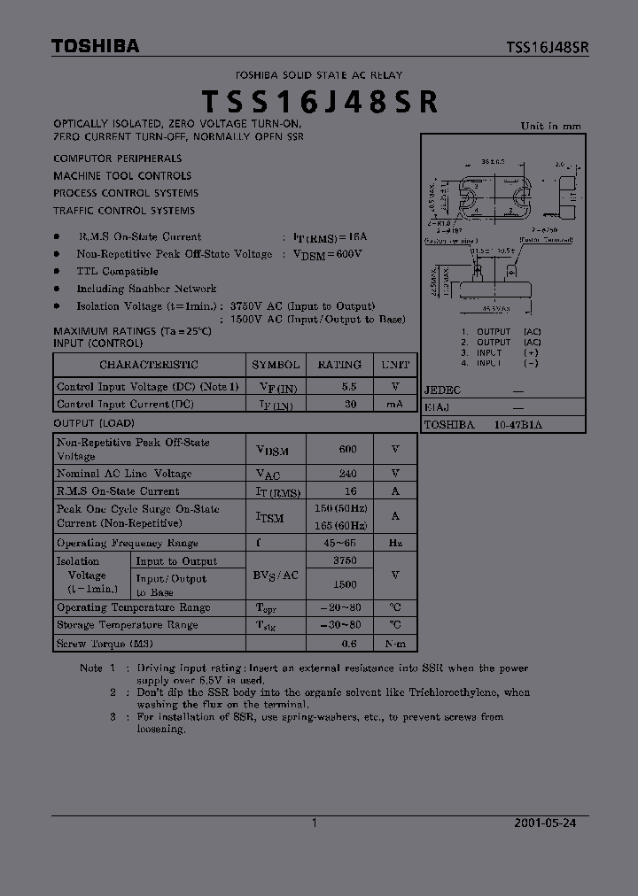 TSS16J48SR_6264882.PDF Datasheet