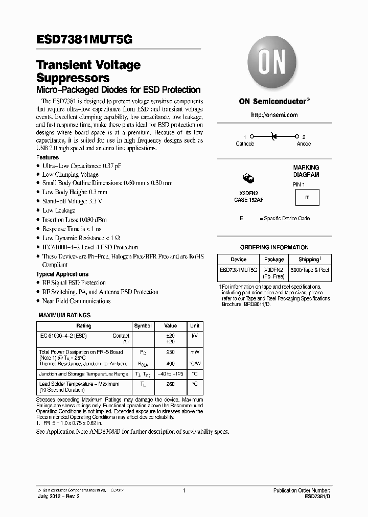 ESD7381MUT5G_6279786.PDF Datasheet