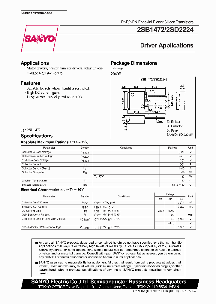 2SB1472_6287547.PDF Datasheet