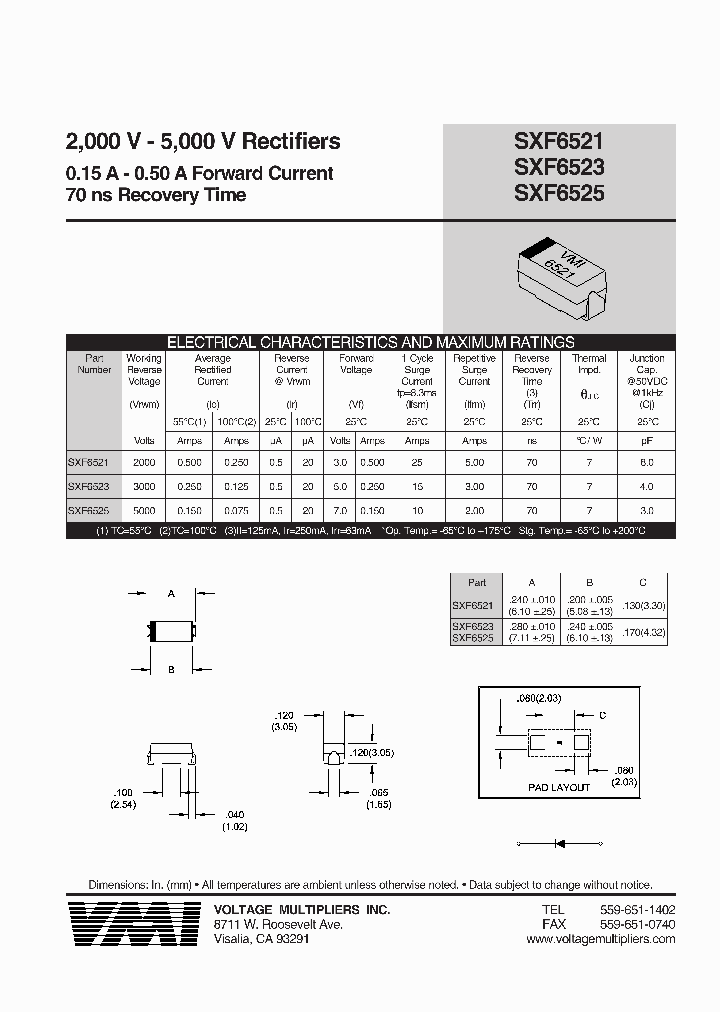 SXF6521_6290656.PDF Datasheet