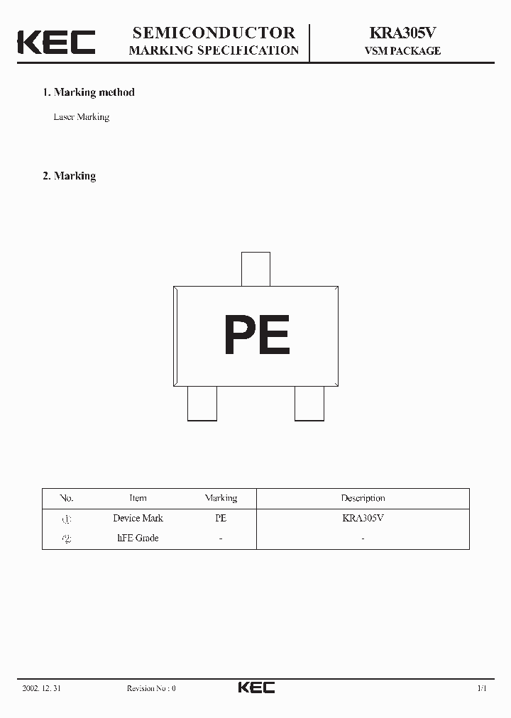 KRA305V_6294721.PDF Datasheet