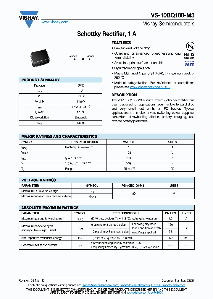 VS-10BQ100-M3_6307756.PDF Datasheet