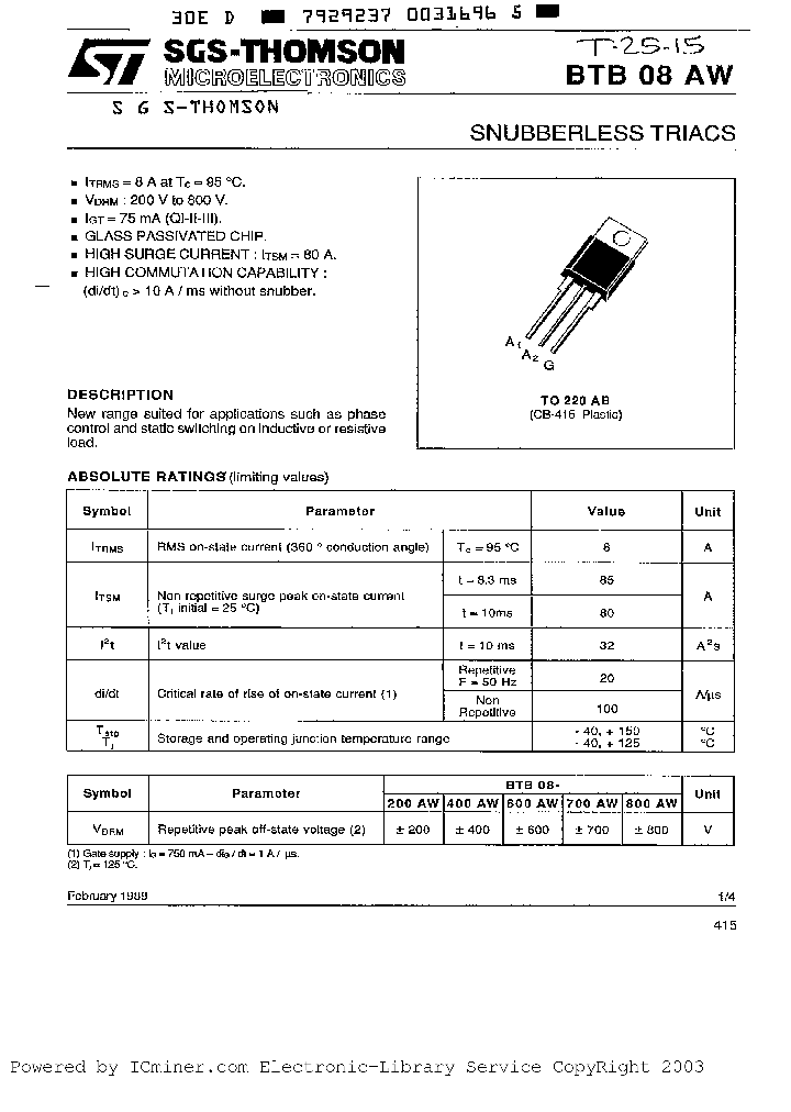 BTB08-200AW_6310465.PDF Datasheet