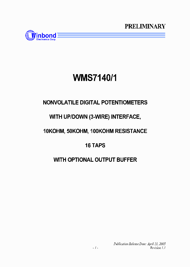 WMS7140010P_6312055.PDF Datasheet