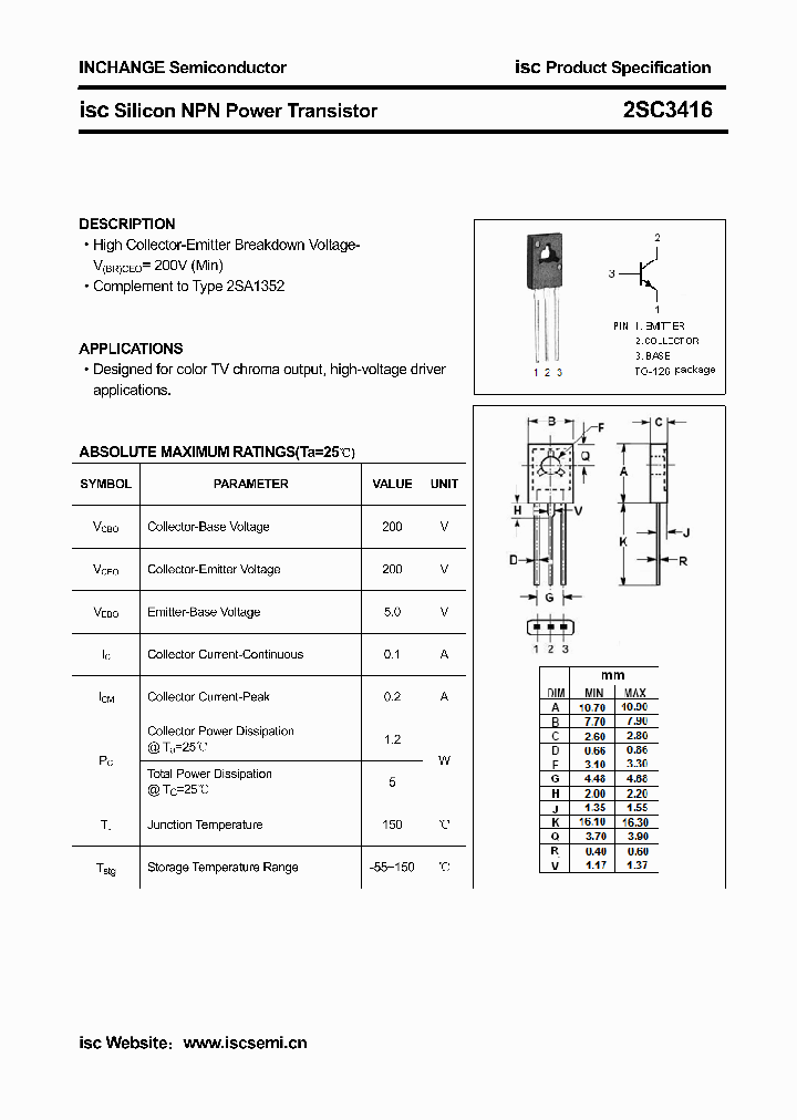 2SC3416_6357416.PDF Datasheet