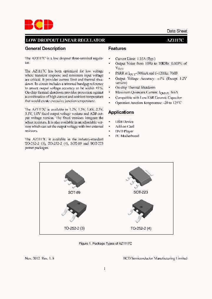 AZ1117CR2-12TRG1_6377155.PDF Datasheet